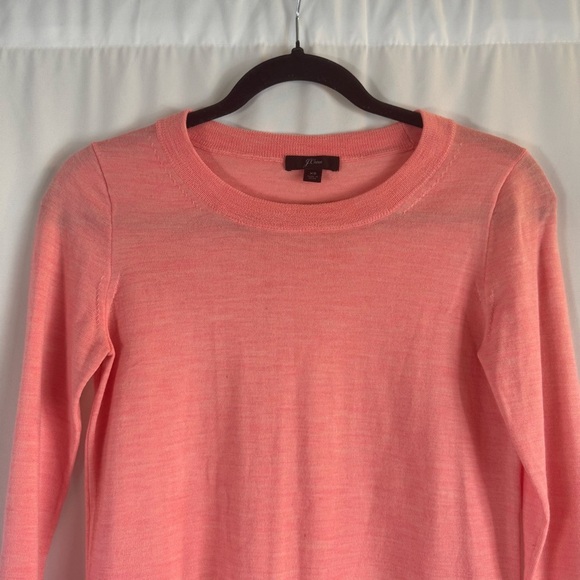 J. Crew Orange Merino Wool Tippi sweater Size XS - Picture 4 of 11